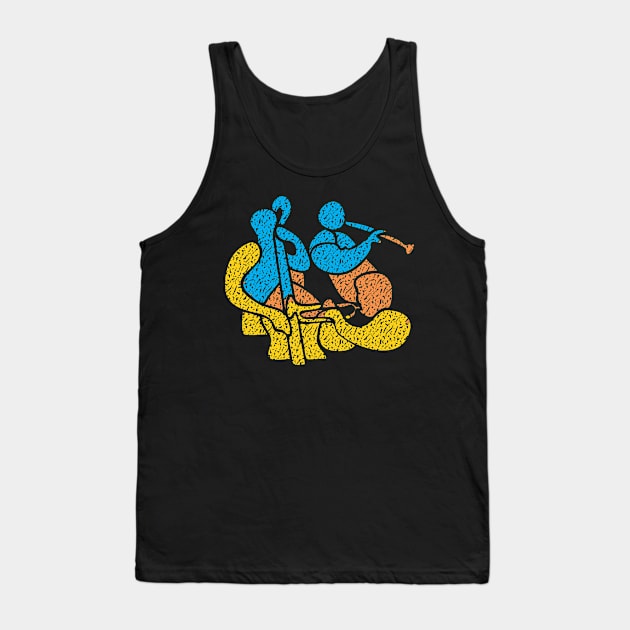 Jazz Music Trio Modern Stylish Concept Tank Top by jazzworldquest